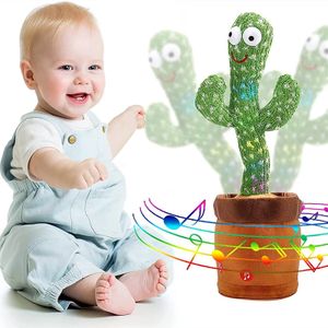 KEPEAK Dancing Cactus Plüschtier Elektronischer Shake mit Song Dance Saftige Kindergeschenke | 32 cm