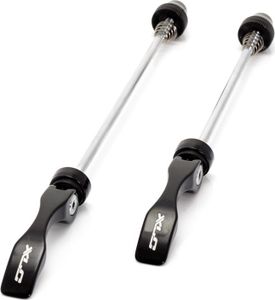 XLC QR-L02 Schnellspann-Set Alu/Cr-Mo VR/HR, schwarz, 2-teilig (1 Set)
