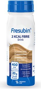 Fresubin 2 kcal Vlákninový nápoj Cappuccino Trinkfl. 24X200 ml
