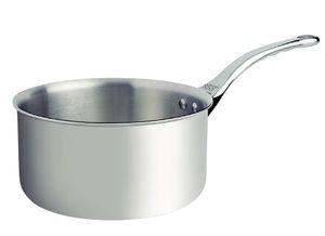 De Buyer 3706.18 Kasserolle, Edelstahl, 18 cm Durchmesser, Induktionsherd-geeignet