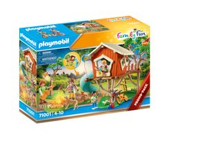 PLAYMOBIL Family Fun 71001 Abenteuer-Baumhaus mit Rutsche