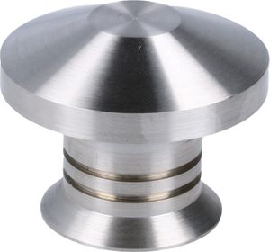 Möbelknopf Edelstahl Sockelknopf Türknopf Küchenknopf Schrankknopf Edelstahlknopf  27mm