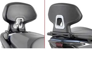 Givi Honda Forza 125/300 18/19 Rückenlehne Silber  Silber One Size