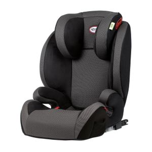 HEYNER® Kindersitz 2in1 mit abnehmbarer Rückenlehne 15-36 kg Isofix Autokindersitz Sitzerhöhung (schwarz)