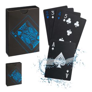 relaxdays Vodotesné pokerové karty 2 balíčky