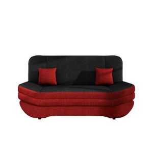 Mirjan24 Schlafsofa Weronika, Polstersofa mit Bettkasten, Stilvoll Couch (Lux 14 + Lux 08 + Lux 14)
