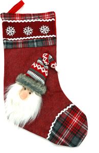 Nikolausstiefel Nikolausstrumpf rot Elch Schneemann Nikolaus Weihnachten Typ481 Weihnachtsmann 45 cm Nikolausstiefel Nikolausstrumpf rot Elch Schneemann Nikolaus Weihnachten Typ481 Weihnachtsmann 45 cm