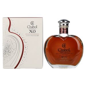 Chabot Armagnac XO Coeur Silver Edition 40% Vol. 0,5l in Geschenkbox