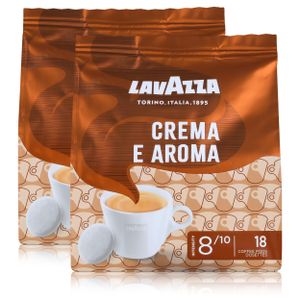 Lavazza Crema E Aroma 18 Kaffeepads 125g (2er Pack)