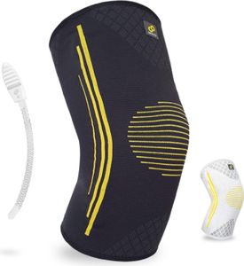 Bracoo KE92 elastische Kniebandage - XL (dunkelgrau) Bracoo KE92 elastische Kniebandage - XL (dunkelgrau)