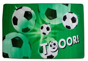 Kinderteppich- Fußball 160 x 100 cm TOOOOR