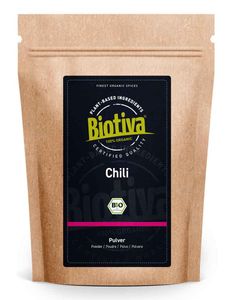 Biotiva Chili Cayennepfeffer gemahlen 100g aus biologischem Anbau