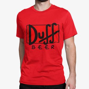 Bio Oversize T-Shirt Baumwolle Duff Beer Bier Funny Party Simpson Shirt Lustig
