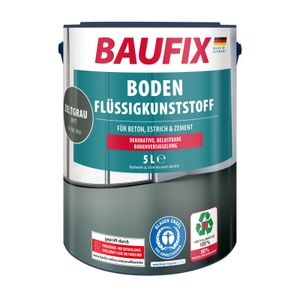 BAUFIX Boden-Flüssigkunststoff zeltgrau matt, 5 Liter, Beton- und Bodenfarbe