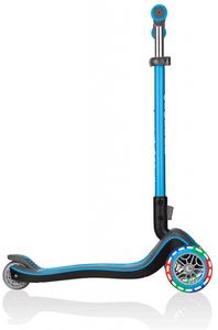 Globber Sport Scooter Elite Deluxe Lights with illuminated wheels, light blue Scooter toy banger kifahr rollenoutdoor 0 sportflashsale