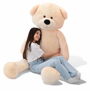 XXL Teddybär Plüsch Kuschel  Teddy Bär Valentinstag Geschenk XL 220 BEIGE