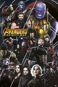 Avengers - Infinity War - Characters - Poster Druck - Größe 61x91,5 cm