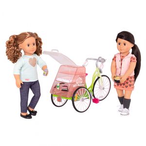 Our Generation - Zubehör - Fahrrad Lieferservice Pizza Bike