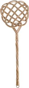 Teppich-Klopfer Rattan Handklopfer handgearbeitet Ausklopfer Klopfer geflochten