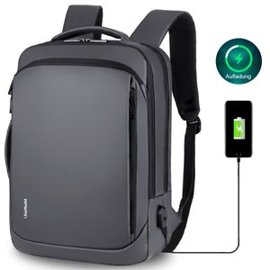 Laptop Rucksack Schulrucksack, Laptoptasche für Schule Arbeit mit USB Ladeanschluss Anti Diebstahl Business Reisen Rucksack für Notebook wasserdichte Schulrucksack Herren Damen