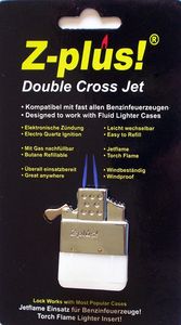 Z-Plus Double Cross Jet Jetflame Einsatz für Benzinfeuerzeuge