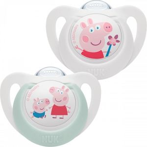 NUK Star Peppa Pig Schnuller 18+m 2 Stück - 18+m