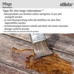 STILISTA® 33er Set Akazie100% Holzfliesen Mosaik