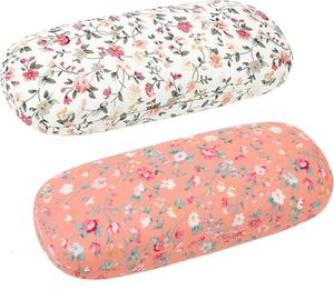 2 Stück Brillenetui Floral Damen, Tragbar Blumen Brillenetui Box, Stoffe Hart Schalen Brillenetuis, Glasses Case Aesthetic aus Blumenstoff für Brillen Lesebrillen, Kleine Sonnenbrillen 2 Stück Brillenetui Floral Damen, Tragbar Blumen Brillenetui Box, Stoffe Hart Schalen Brillenetuis, Glasses Case Aesthetic aus Blumenstoff für Brillen Lesebrillen, Kleine Sonnenbrillen