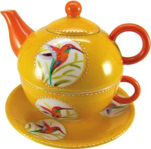Prettea Tea for One Kolibri, 3-teiliges Set Teekanne