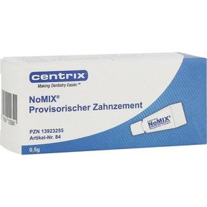 Nomix provisorischer Zahnzement f.Kronen+Brücken 0.5 g