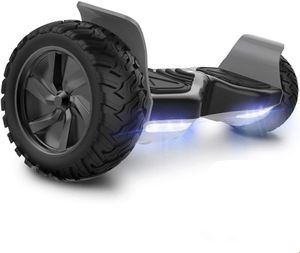 8.5" Offroad Hoverboard ES03 SUV- Bluetooth- Starker Dual Motor - Elektro Skateboard Self Balance Scooter Schwarz