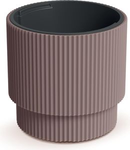 Blumentopf MARSALA Pflanzkübel 30x28cm aus Kunststoff mit Einsatz - Rund Wetterresistent Frostbeständig.