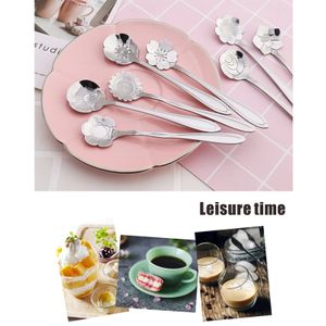 8pcs/Set Kaffeelöffel Mini-Teelöffel Zucker Dessertlöffel Eiscreme Suppenlöffel