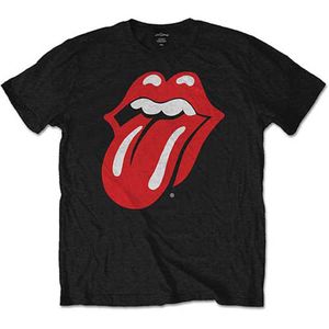 Rolling Stones Classic Tongue Black Mens T Shirt: XXL