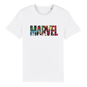 Marvel - T-Shirt für Herren/Damen Uni BI147 (XL) (Weiß/Rot/Grün)