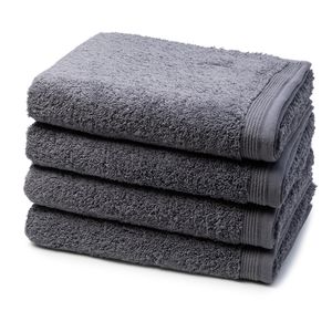 Möve Superwuschel 4 X Handtuch - im Set Extraweiches Handtuch, Aus 100% hochwertiger Baumwolle, Mit eingesticktem Markenlogo