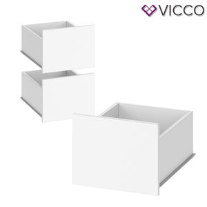 Vicco Schubladenset VISIT - zweiteilig Regal Schlafzimmer Umkleide Erweiterung
