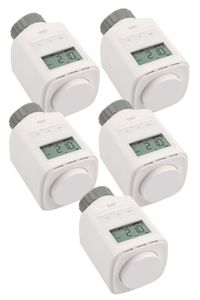 5 Stück IOIO HT 2000 Elektronischer Thermostat Heizkörperthermostat spart bis 30% Heizkosten