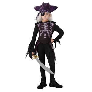 Bristol Novelty - Kostým "Pirát" Halloween - Dievčatá BN4413 (116) (Sivá)