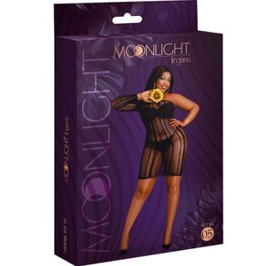 Moonlight - Model 5 Kleid Schwarz Übergrösse