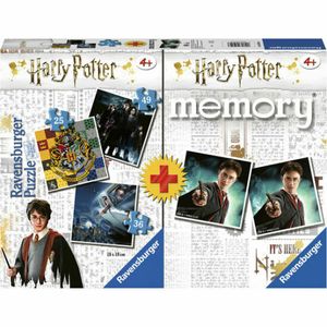 RAVENSBURGER Harry Potter 3in1 Puzzle (25,36,49 Teile) + Memory-Spiel