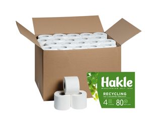 Hakle Recycling BIG-PACK (4-lagig, 80 Rollen)