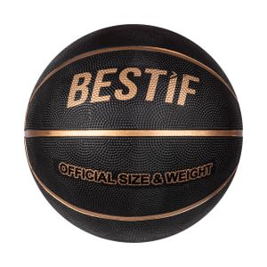 Basketball  Ball für Kinder Erwachsene Basketbälle NBA Training | Bälle für Indoor und Outdoor  Größe 7 Schwarz