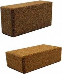yogablock 23 x 15 x 7,5 cm EVA rosa