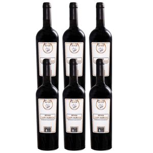 6 Flaschen Rotwein Irpinia Campi Taurasini - Masseria Vardaro - Italienischer DOC-Wein (6 x 0,75l) - Vol 13,5%