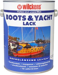 Wilckens Klarlack Boots- und Yachtlack farblos 2,5 Liter