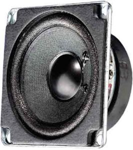 Visaton FRWS 5 4W Schwarz - Lautsprecher (150-20000 Hz, Schwarz, Verkabelt, -25-70 °C)