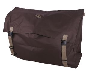 QHP Stall Packsack Boxentasche für Decken und Pflegeartikel in Braun / Beige