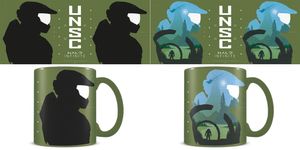 Halo - Master Chief - Thermoeffekt Tasse - Größe Ø8,5 H9,5cm