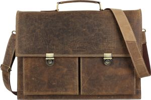 Ven Tomy Leder Aktentasche Lehrertasche Businesstasche 028